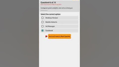 Quiz No.2 of Batch 10 Digiskills Digital Marketing Course