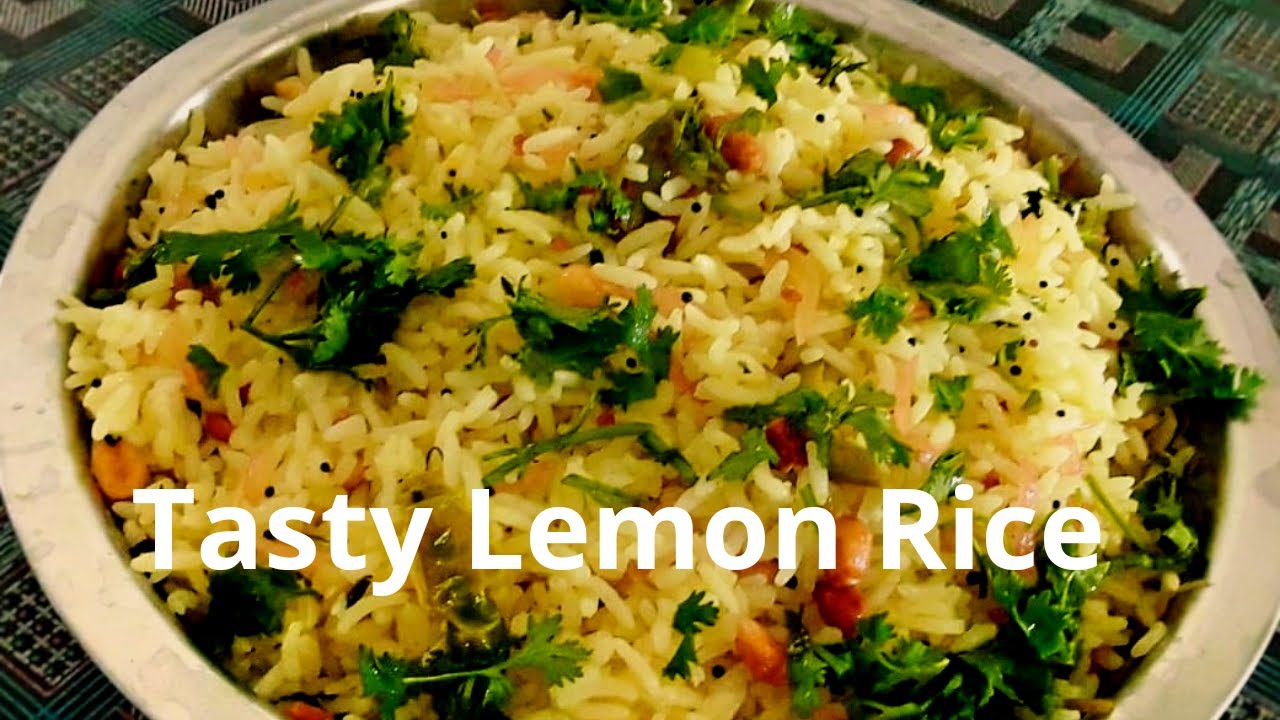 Lemon rice recipe in tamil | Elumichai saadham | எலுமிச்சை சாதம் ...