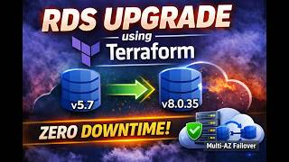 AWS RDS Upgrade using Terraform 🚀 | Zero Downtime Strategy Explained Guía