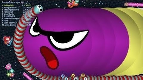 WORMZONE. IO GIANT SLITHER SNAKE🐍 TOP 01 Epic Gameplay #game #wormzonebattle