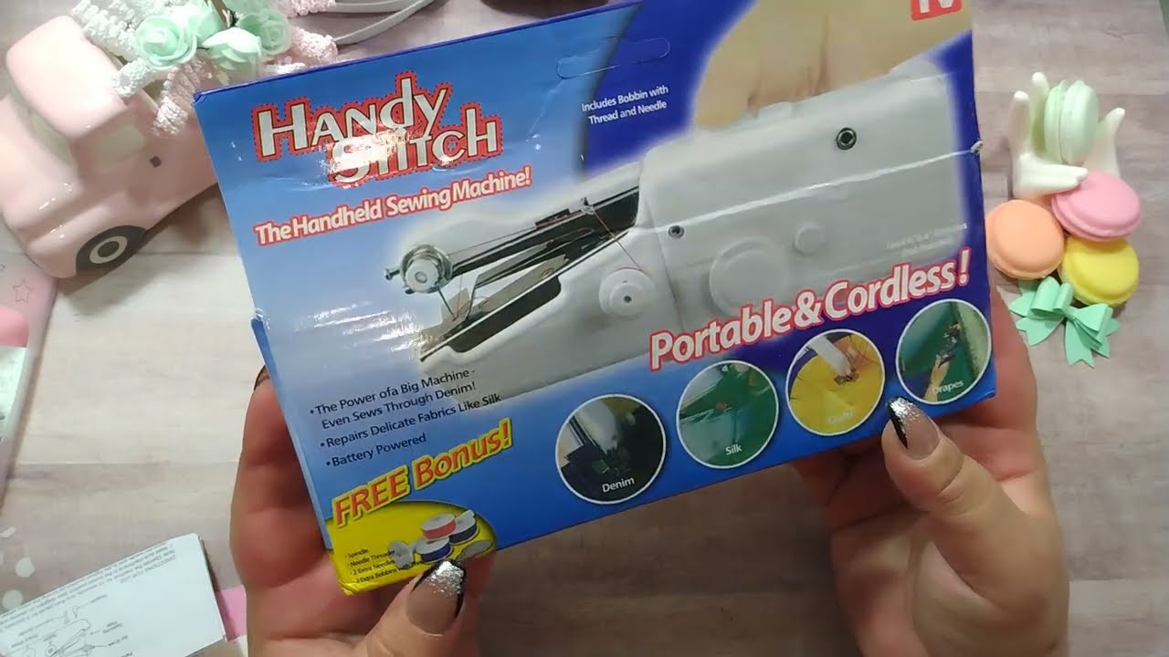 Handy Stitch Portable Handheld Sewing Machine As Seen on TV - NEW Free  Shipping