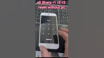 all Sharp reset screen lock r1 r2 r3 without pc