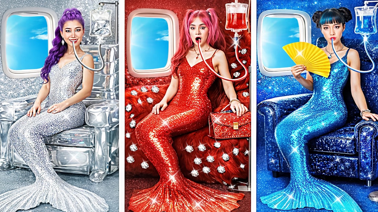 マーメイドからK-POPアイドルへ大変身！？K-POPデーモンハンターズ メイクオーバーチャレンジ 🧜‍♀️💄 | BabaBop Japan