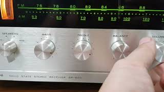 (SOLD) Beautiful vintage Hitachi SR-600 capacitor-coupled amplifier, soft sound quality.. price 4...