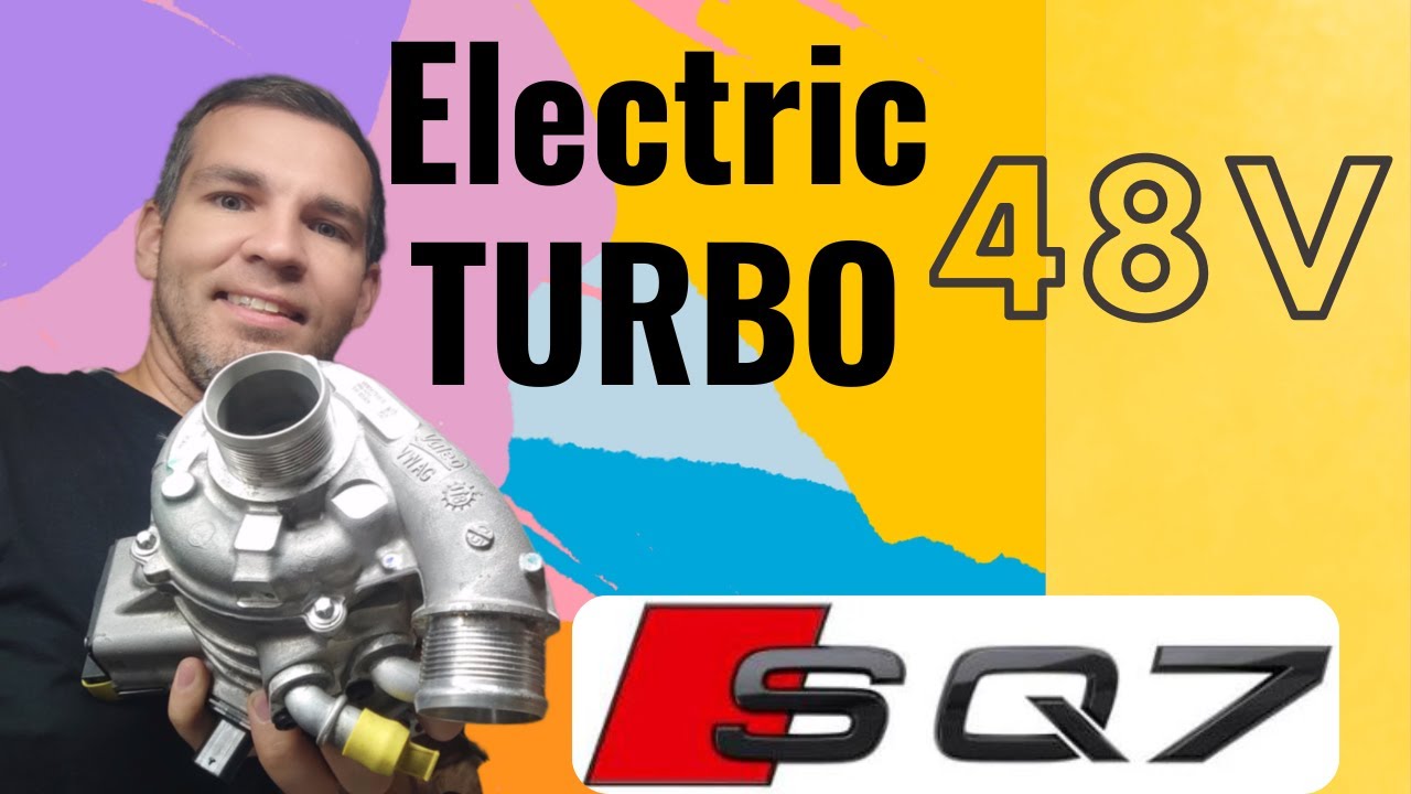 AUDI SQ7 elecrical tubocharger disassembling