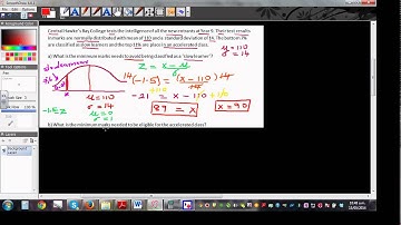 Application of inverse normal probabilities - NCEA Level 2