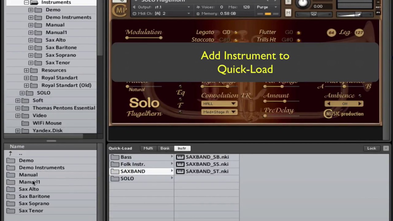 Cmusic Production - "SAXBAND Key Switch and Hot Keys "