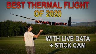 MOST AMAZING THERMAL FLIGHT of 2020 with LIVE DATA & STICK CAM