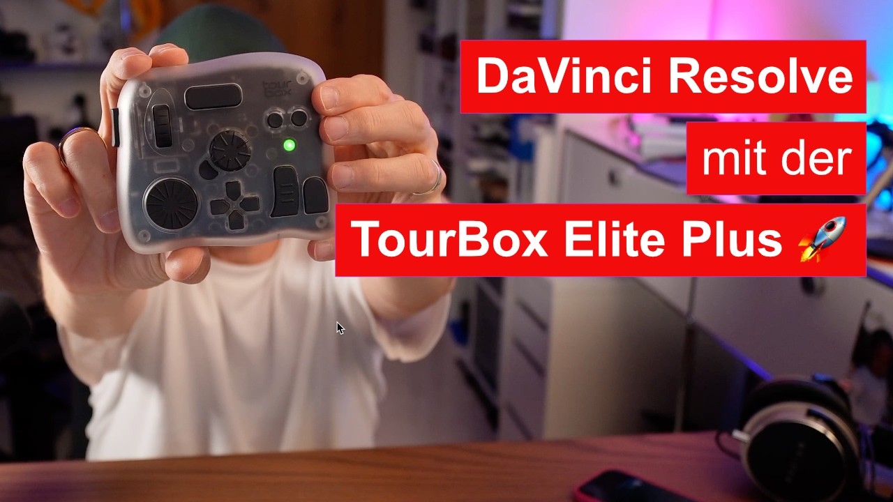 TourBox Elite Plus im Alltagstest mit DaVinci Resolve – warum ich nicht mehr ohne kann!