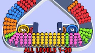 People Flow All Levels 1-20 Gameplay Walkthrough