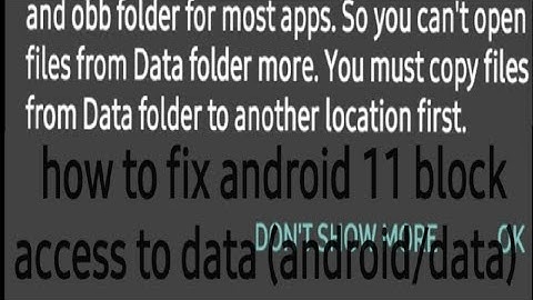how to fix android 11 block access to data (gta sa img tool)