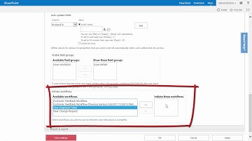 08 Create a list action that triggers selected workflows after the item is created in SharePoint