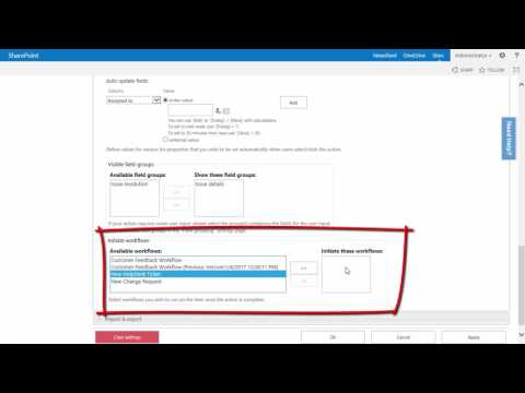 08 Create a list action that triggers selected workflows after the item is created in SharePoint