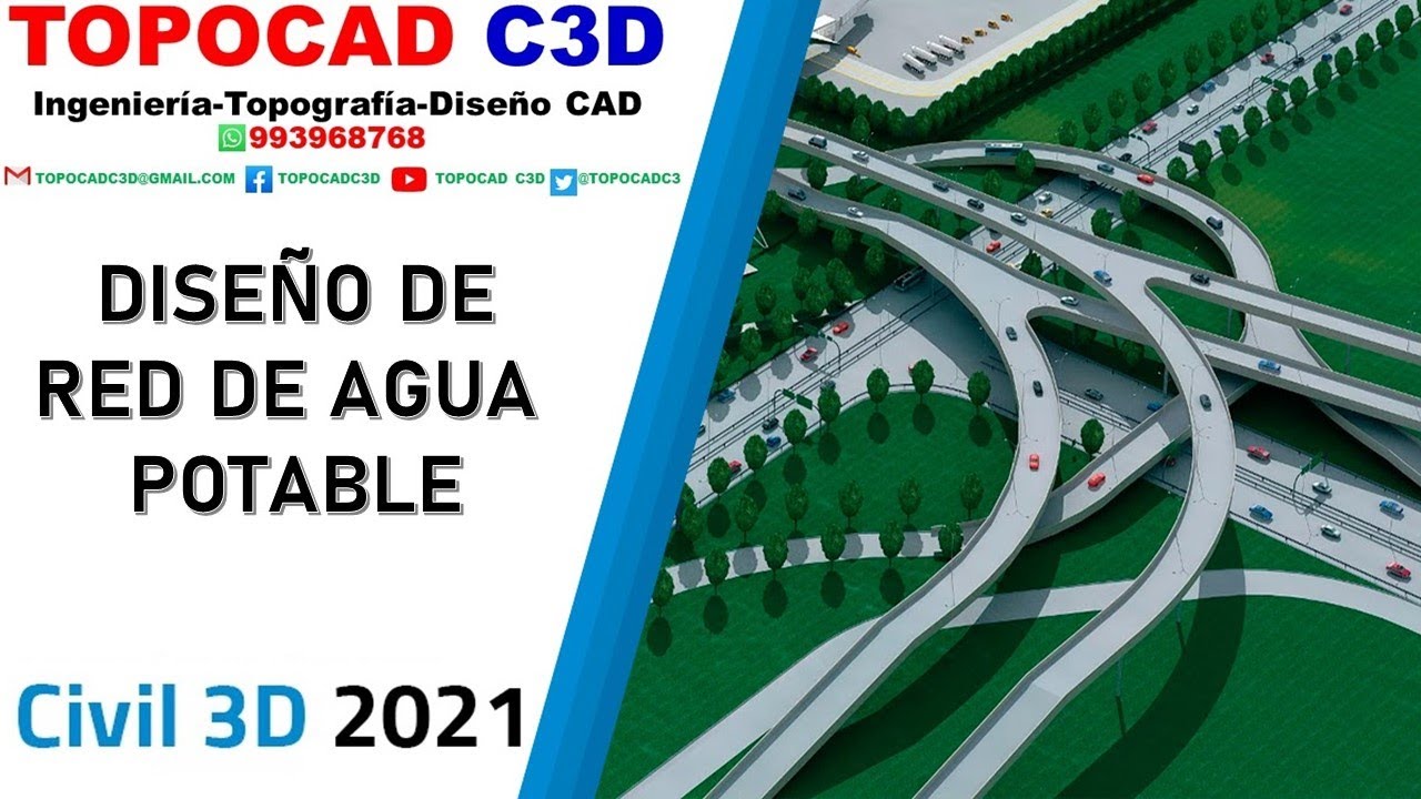 Linea De Conduccion De Agua Potable Civil 3d www.youtube.com