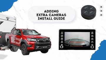 DIY: How to Run Two Cameras on Toyota HILUX Screen 2020 - 2024 | AutoChimp AC-MULTI-HILUX-2020