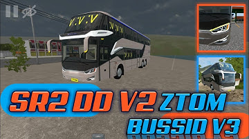 SR2 DD V2 Bus Mod for Bus Simulator Indonesia by ZTOM