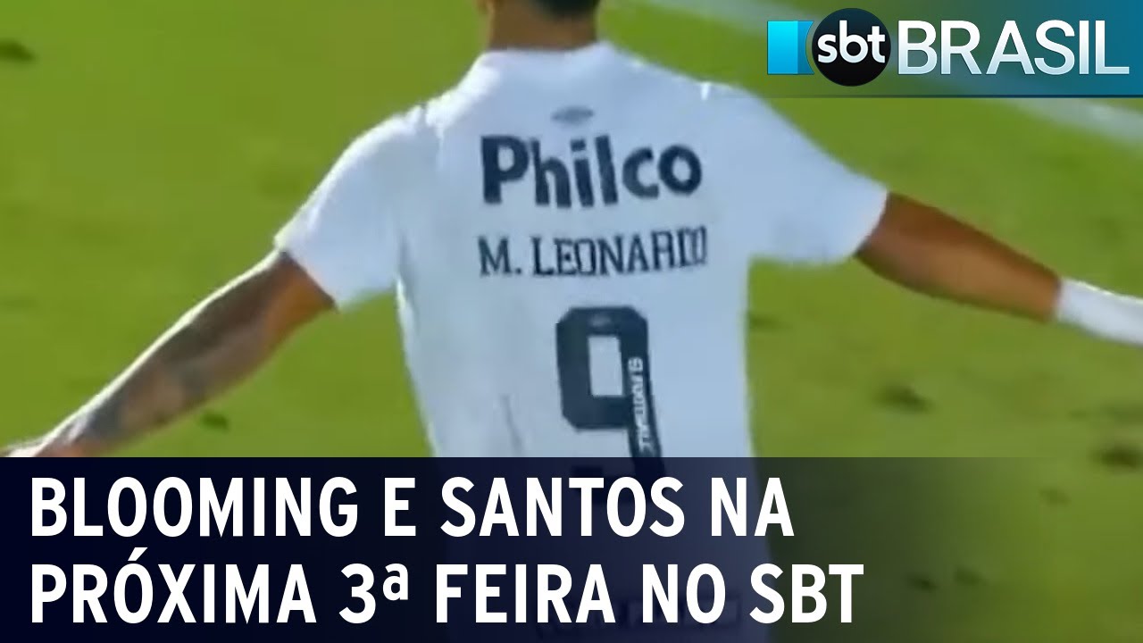 Blooming e Santos na próxima 3ª feira no SBT | SBT Brasil (01/04/23)