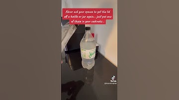 How to open a stuck lid on a bottle or jar… #diy #funny #satire #shorts