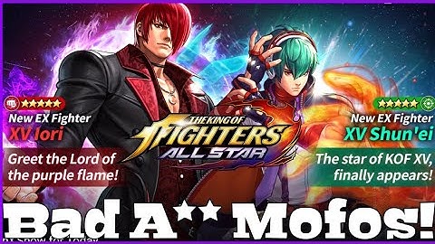 EX Iori and Shun Ei looking God Tier! King of Fighters All Star