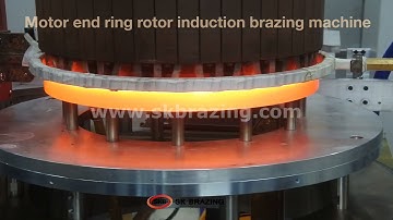 Motor end ring rotor induction brazing machine - SK Brazing