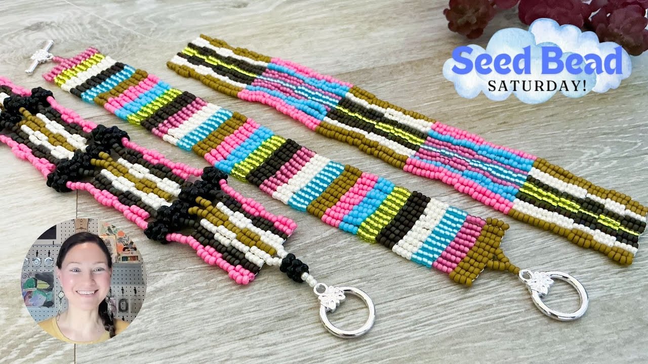 Sakura Pop! Live Class featuring a new 11/0 Seed Bead Design