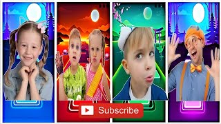 Tiles Hop - Lile Nastya 🆚 Vlad and Nike 🆚 Blippi 🆚 Diana and Roma🎶Tiles Hop EDM Rush → screenshot 3