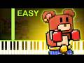 Bear Village | SUPER BEAR ADVENTURE ARCADE FIGHTERS - EASY Piano Tutorial
