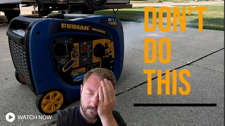The Ultimate Guide to Maintaining Your Firman Generator