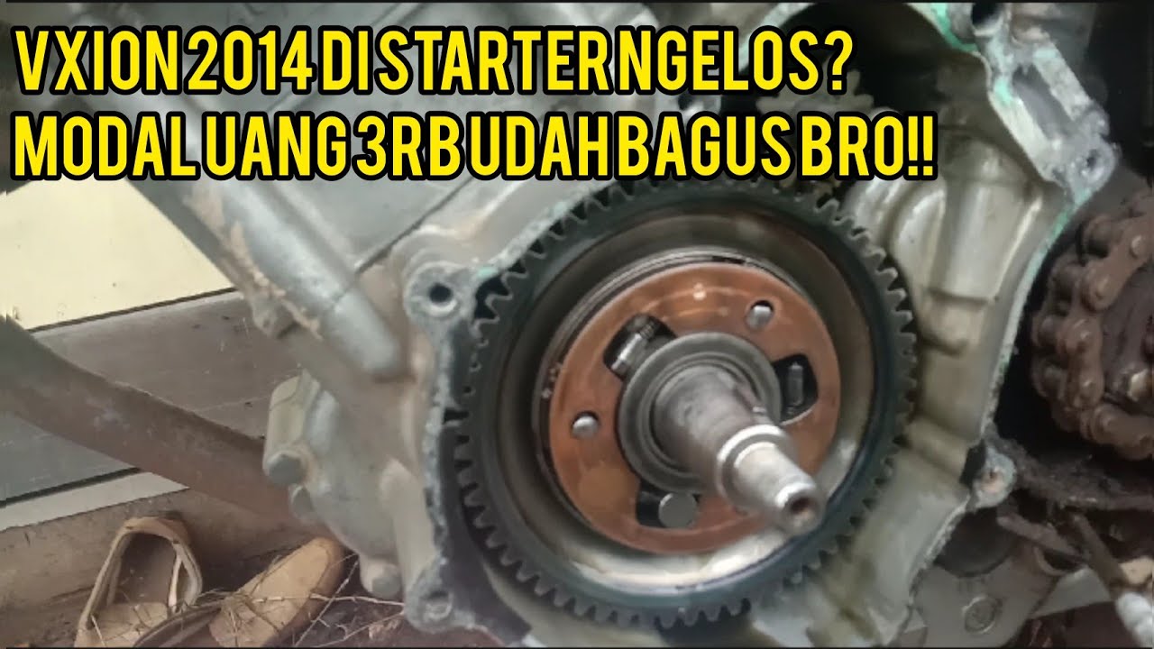 VIXION 2014 DI STARTER NGELOSS? kok bisa??