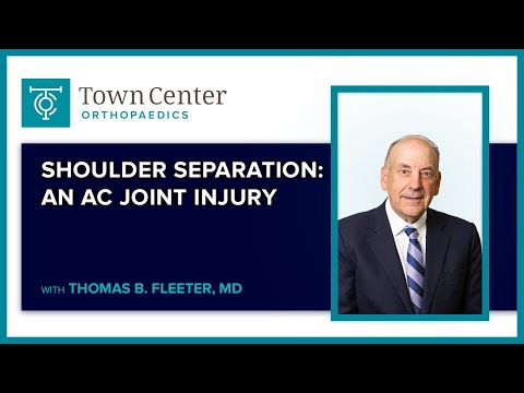 Shoulder Separation: An AC Joint Injury