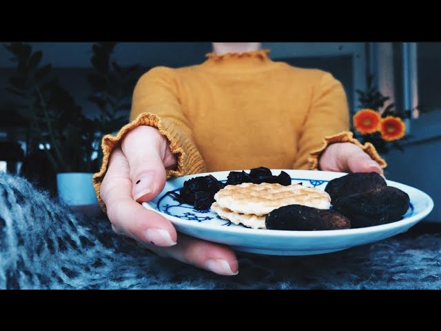 ASMR personal attention | hot chocolate and cookie treat ☕ | relaxing face massage 💆