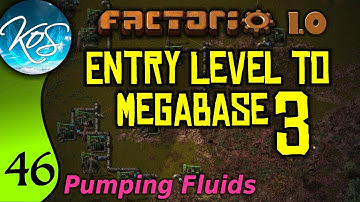 Factorio 1.0 Entry Level to Megabase 3, Ep 46: PUMPING FLUIDS - Guide, Tutorial