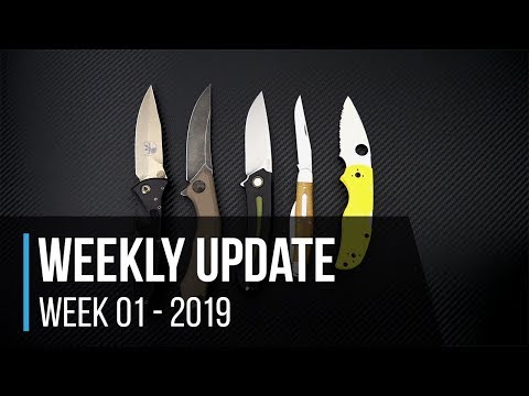 Weekly Update  - 2019: Spyderco Native 5 Salt, GEC , MKM Arvenis, ZT 0462TAN & More