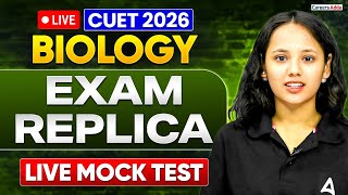 CUET 2026 Biology Mock Test with LIVE Solutions | Exam Replica | CUET Science 2026 Preparation