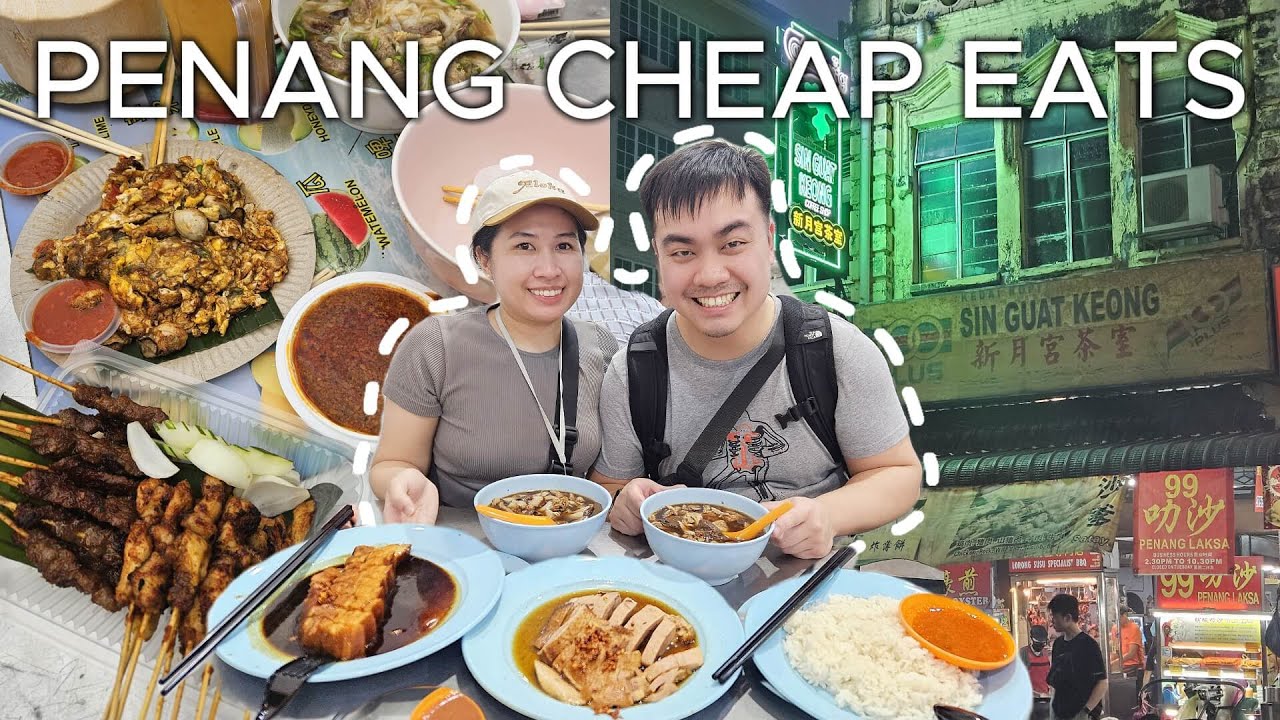 Penang, Malaysia Cheap Eats & Trishaws | Tourist Trap or Must-Do?