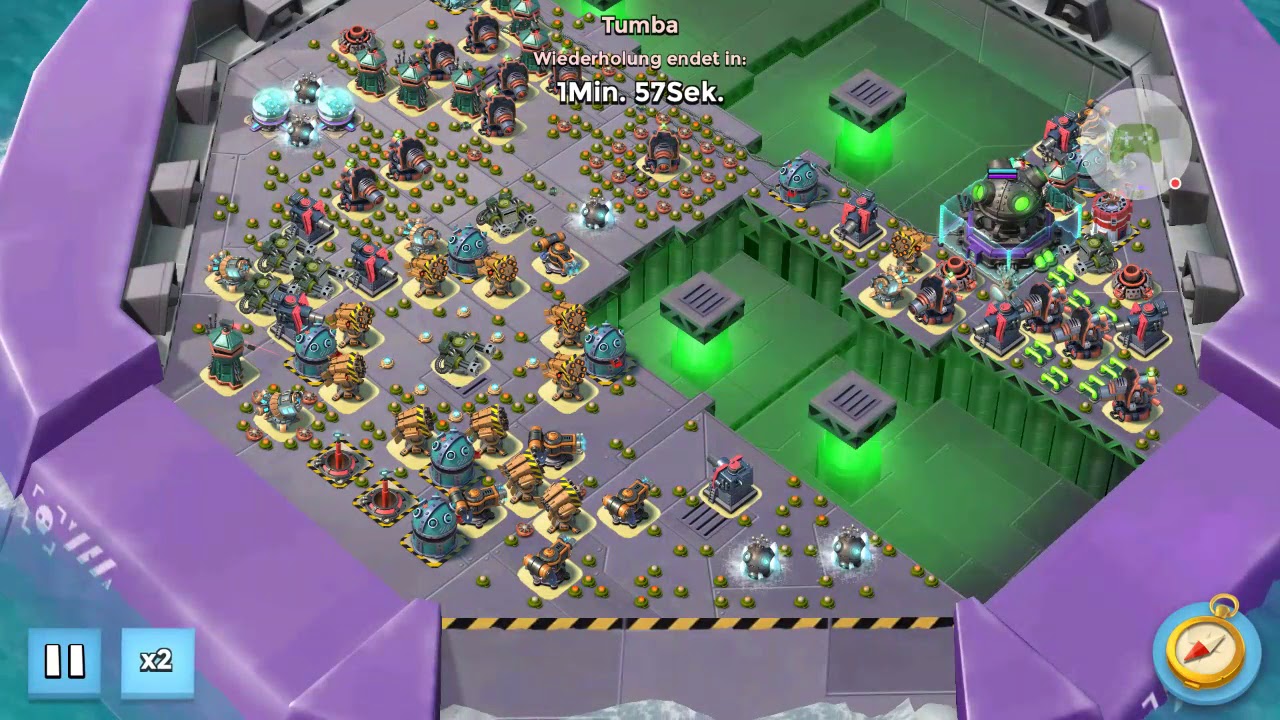 Boom Beach – Mega Crab - Stage 83 (2) , 84 solo , 85 (2) , 86 (2) by Tumba