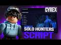 Solo Hunters Script *NO KEY* - Auto Farm, Kill Aura, Auto Skills, Auto Dungeons &amp; More