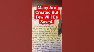 Will You Be In Saved? 🤔 2 Esdras 8:1-3 #Israel #God