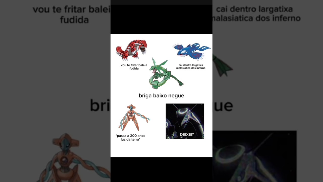 Rayquaza odeia o deoxy 