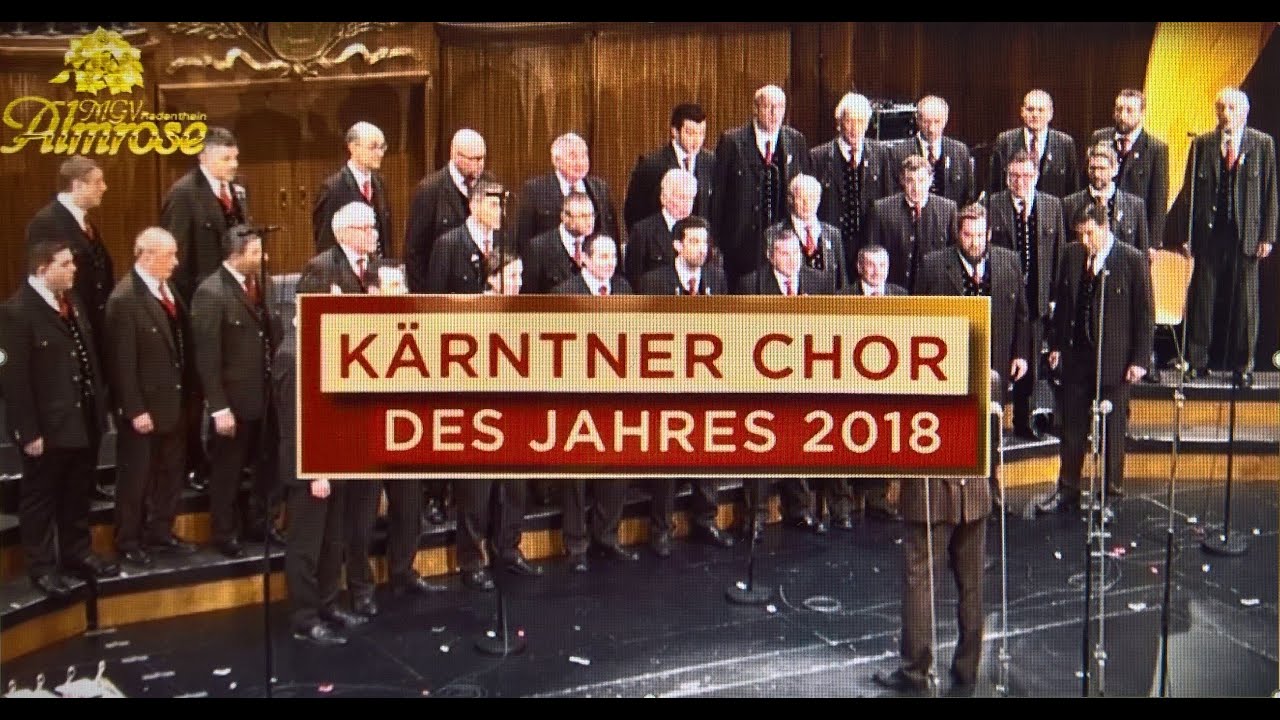 Maria Lassu (live) - MGV Almrose Radenthein - Kärntner Chor des Jahres 2018