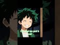 si deku avait une discussion avec son lui d'avant