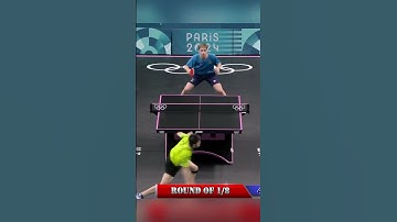 Truls Moregard vs Kao Chen-Jiu💯🔥😎 #tabletennis #paris2024 #pingpong #wtt #ittf #shorts