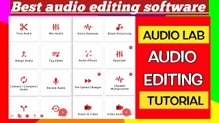 How To use audio lab app | Audio Lab tutorial | Audio Lab app tutorial Hindi | Audio lab urdu screenshot 3