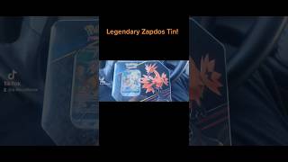 Legendary Zapdos Tin #subscribe #trading #cards #asmr #anime #pokemon #shorts #zapdos #legendary #4k