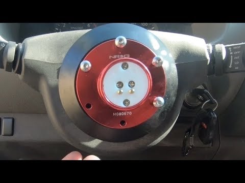 How to install an NRG Quick Release Steering Wheel on a 2008 Nissan Xterra/Frontier