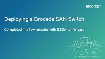 How to set up a Brocade storage area networking switch