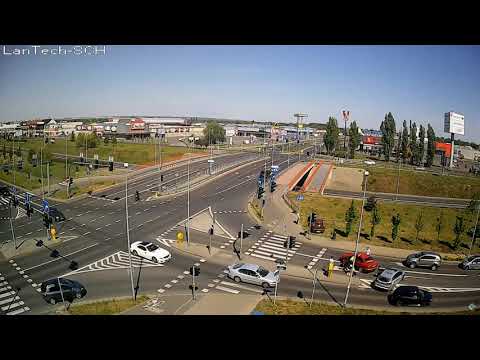 Szczecin - Pościg policyjny (kamera LanTech)
