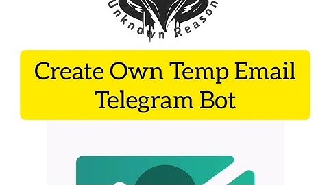 How to create own Temp Email telegram bot || create own temporary email bot || #telegram #bot #Email
