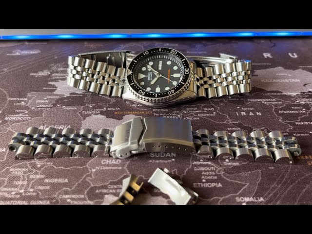 Seiko SKX007 Jubilee bracelet - 7S26-0020 - 44G1JZ - Watch Plaza