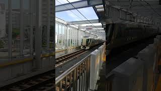 東武500系  501編成+506編成   特急リバティ  浅草行き  竹ノ塚駅通過